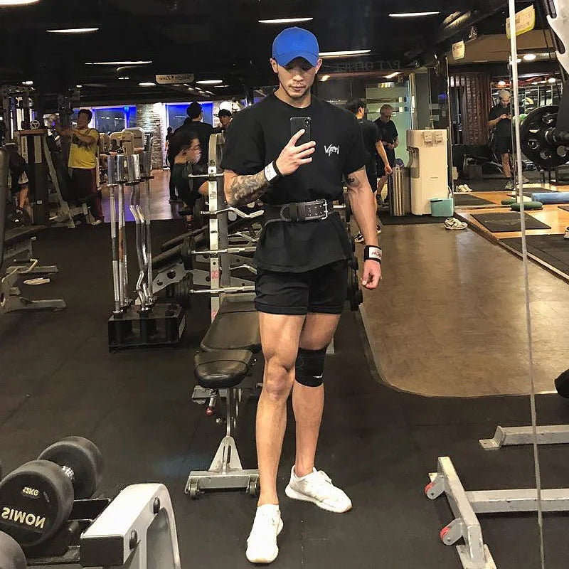 New Men's T Shirt Gym Bodybuilding Clothing