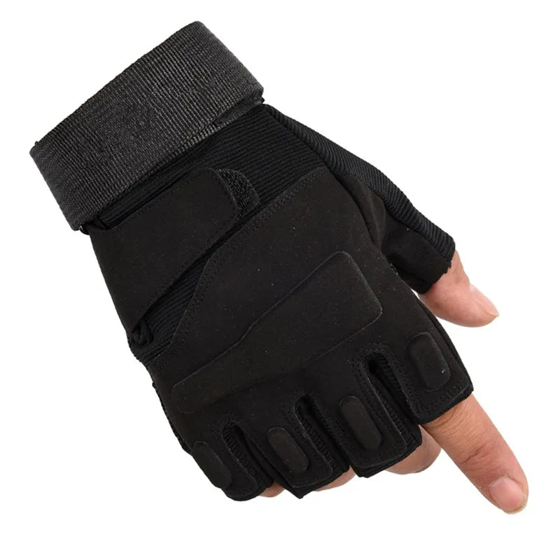 Fingerless Tactical Gloves Fitness Gym Gloves