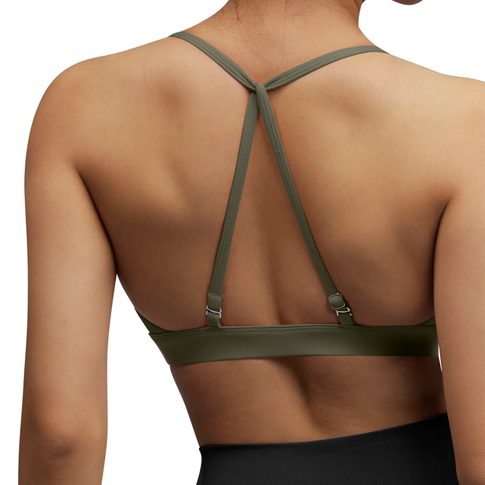 Women Cross Strap Sports Bra