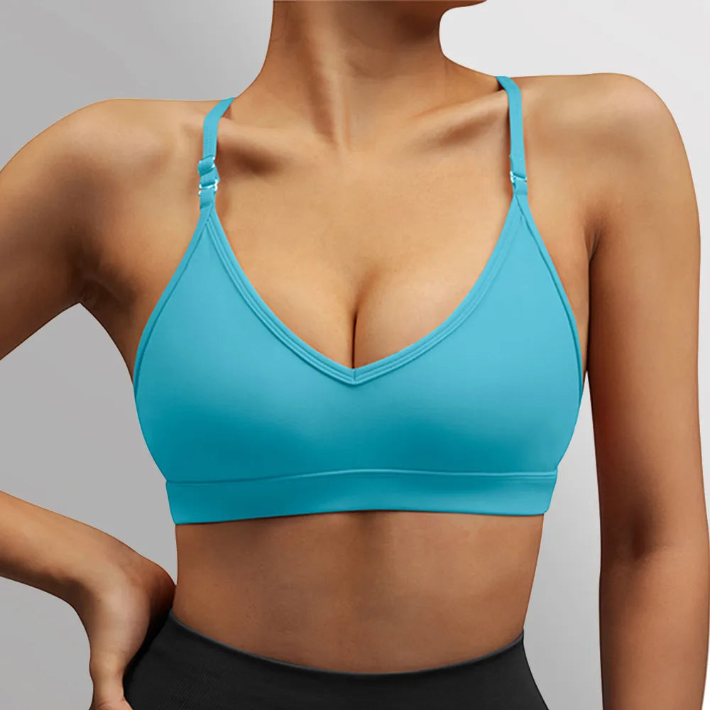Women Cross Strap Sports Bra