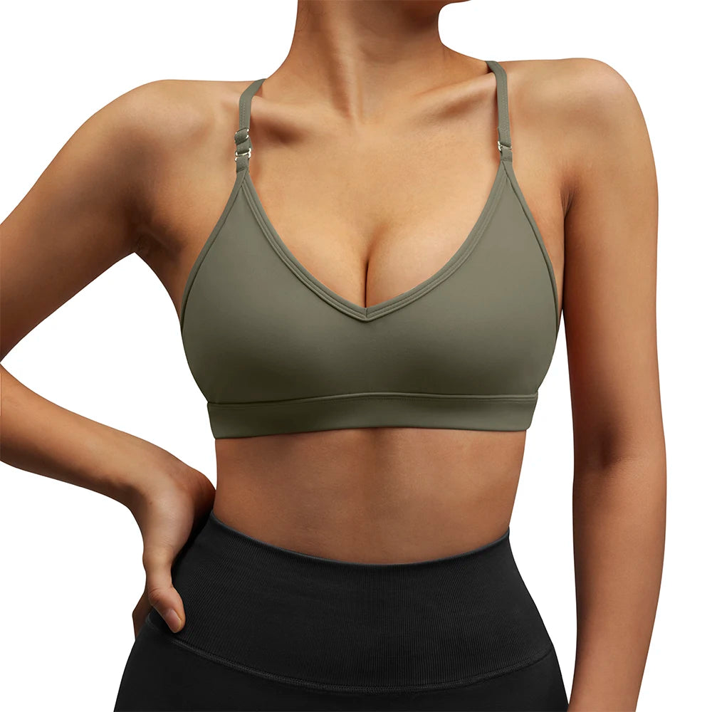 Women Cross Strap Sports Bra