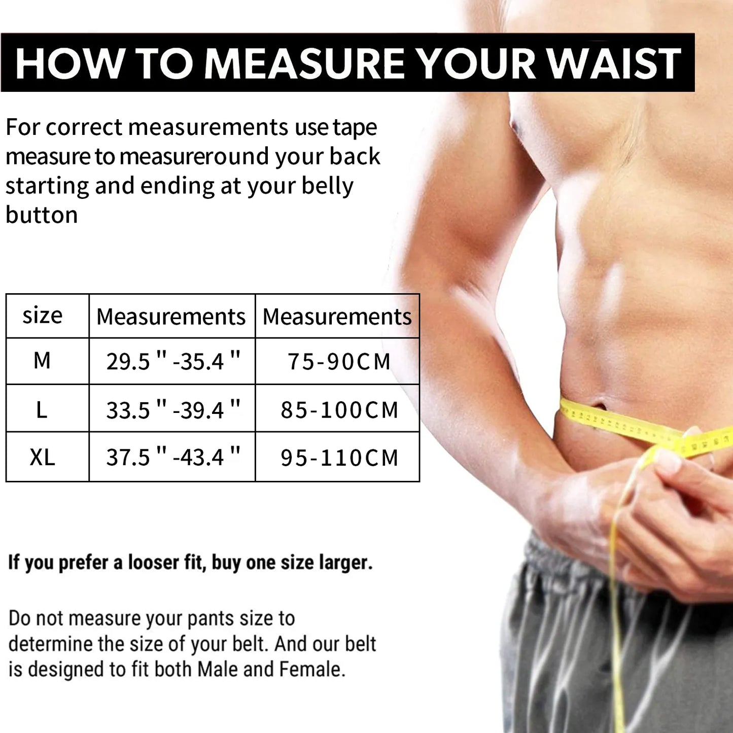 Weight Lifting Belts 10.5cm Width For Men Women