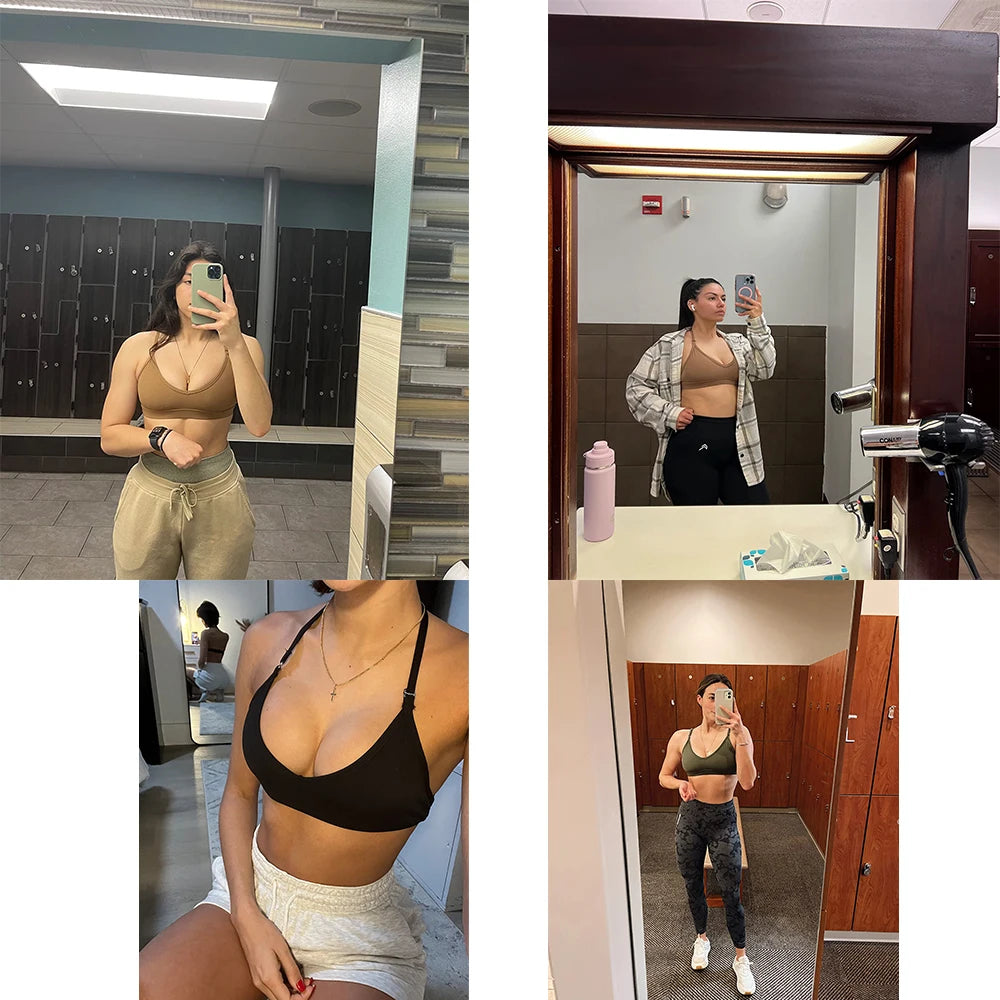 Women Cross Strap Sports Bra