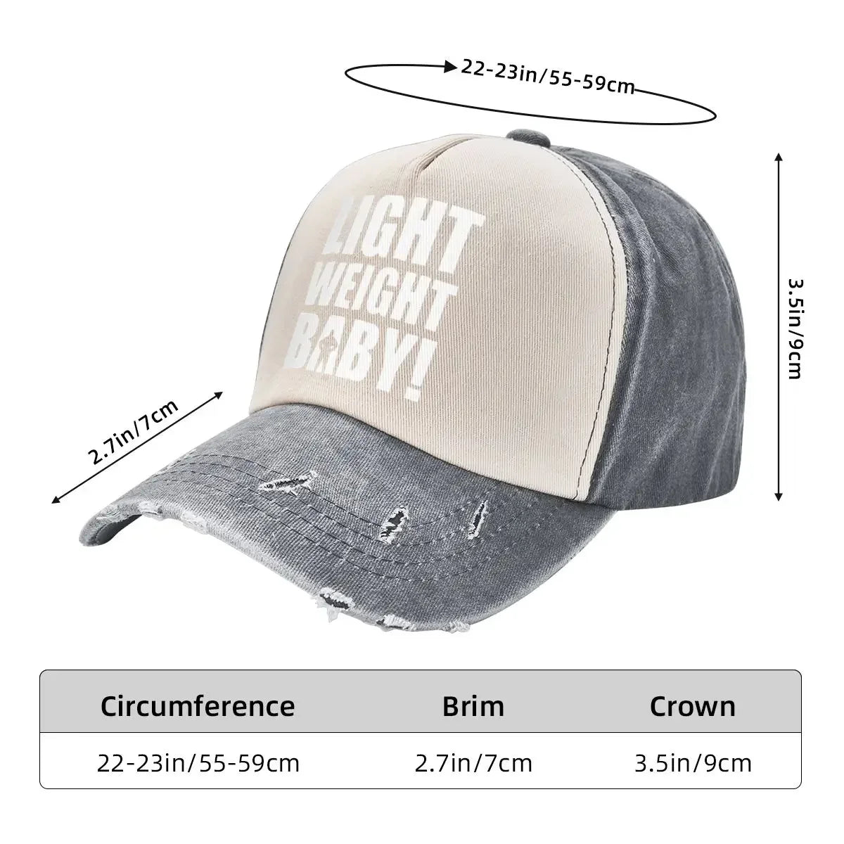 Lightweight Baby Style Baseball Cap