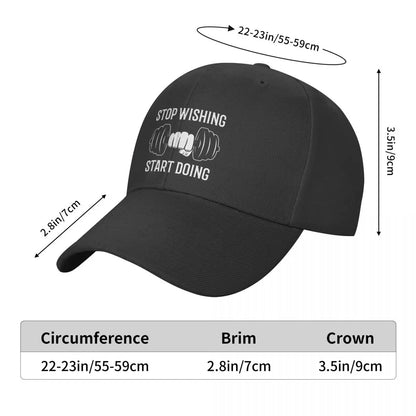 Stop Whining Start Doing Gym Sport Baseball Cap