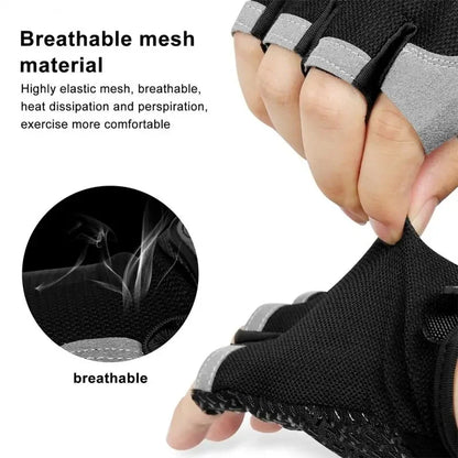 Fingerless Gloves Female Bicycle Bike