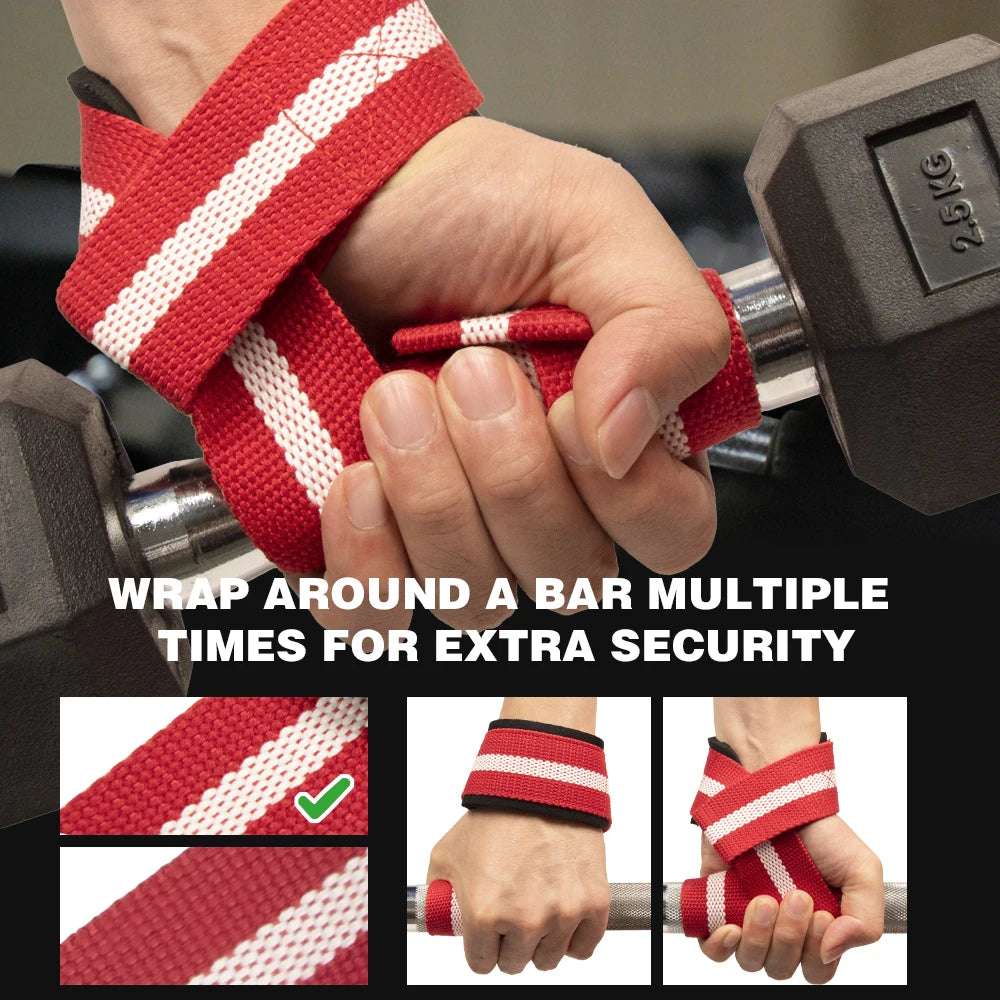 MKAS Fitness Lifting Wrist Straps