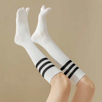 Five Toes Long Socks  Striped