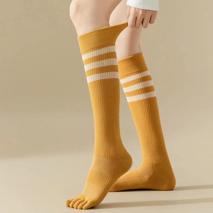 Five Toes Long Socks  Striped