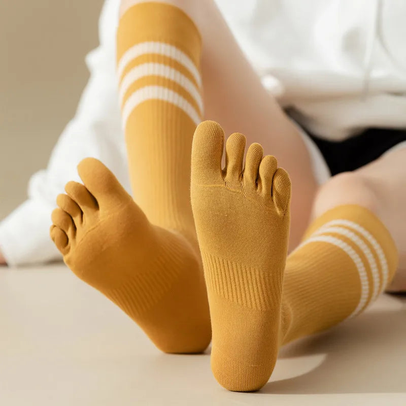 Five Toes Long Socks  Striped