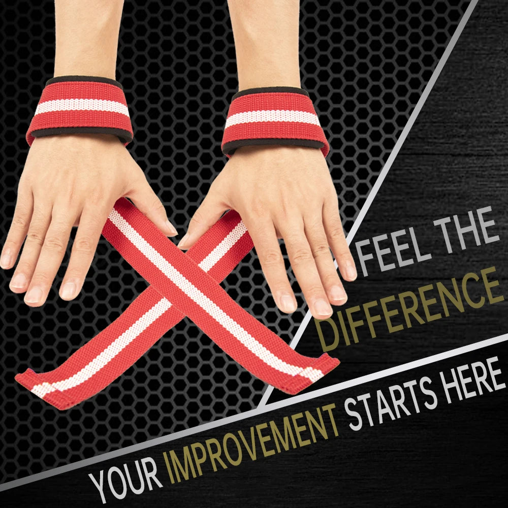 MKAS Fitness Lifting Wrist Straps
