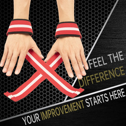 MKAS Fitness Lifting Wrist Straps