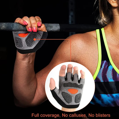 Fingerless Gloves Female Bicycle Bike