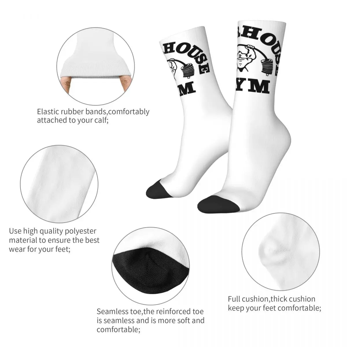 Bodybuilding Merch Socks Non-slip
