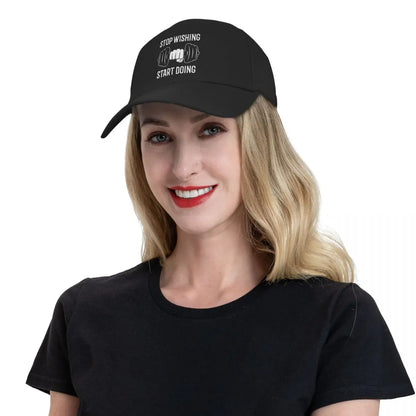 Stop Whining Start Doing Gym Sport Baseball Cap